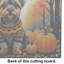 Yorkshire Terrier Fall Glass Cutting Board Large