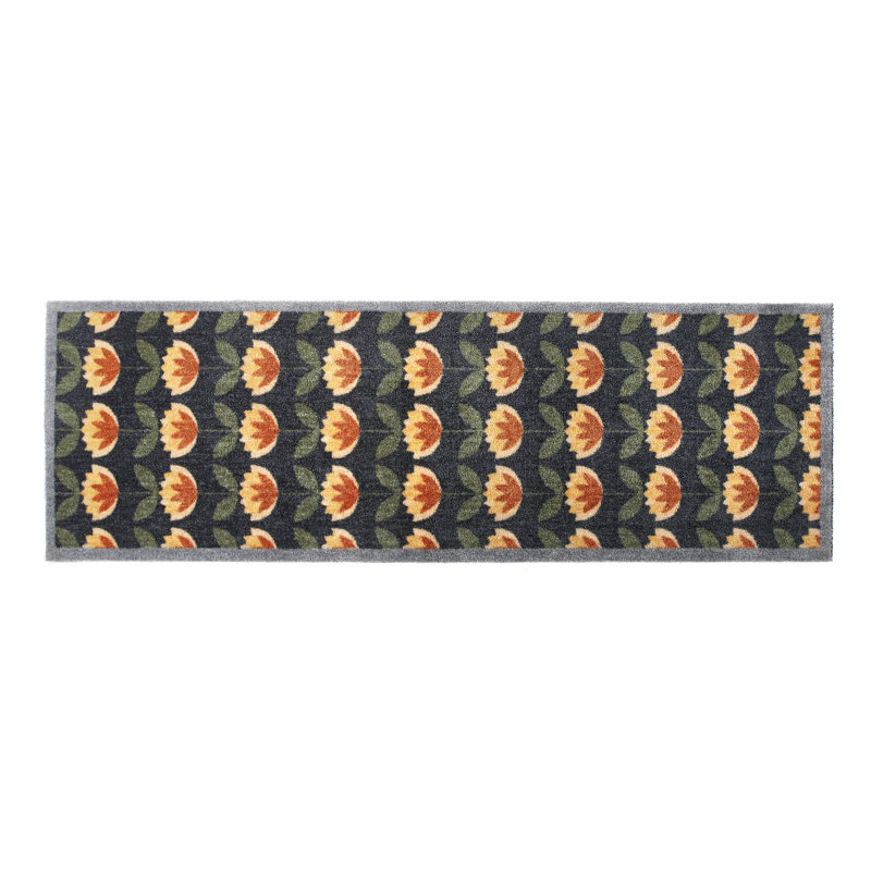 Nylon My Retro Floral Indoor Mat, 50cm W x 150cm L