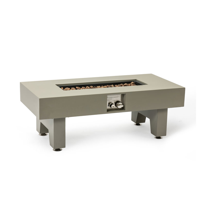 Foyer de table en bois 42 po, Gris