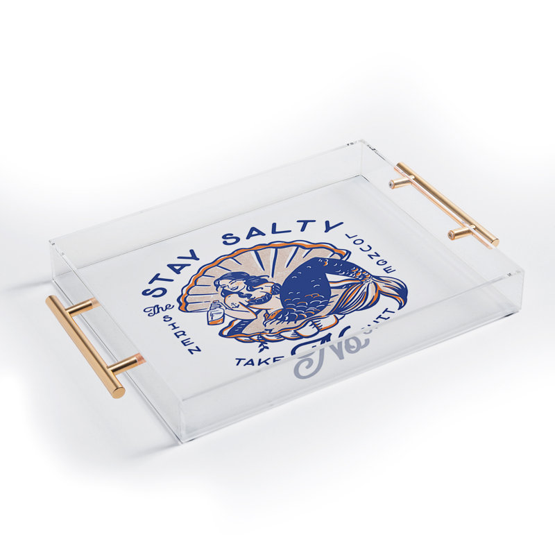 The Whiskey Ginger The Siren Lounge Stay Salty Acrylic Tray