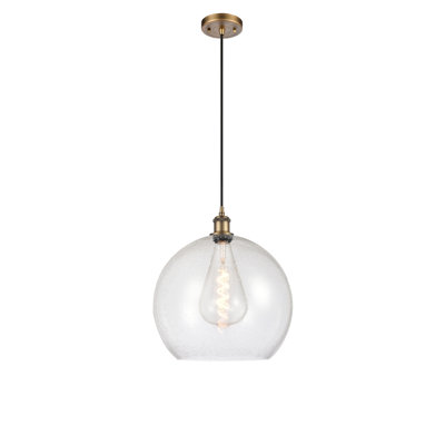 Luminaire suspendu sphérique 1 lumière Roxane