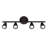 Solo 4-Light 30 inch Fixed Rail Ceiling and Wall Mount Track Kit with Dimmable and Adjustable Head-51351341