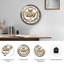 Horloge murale décorative moderne en verre American Independence USA 250th Anniversary-126676557