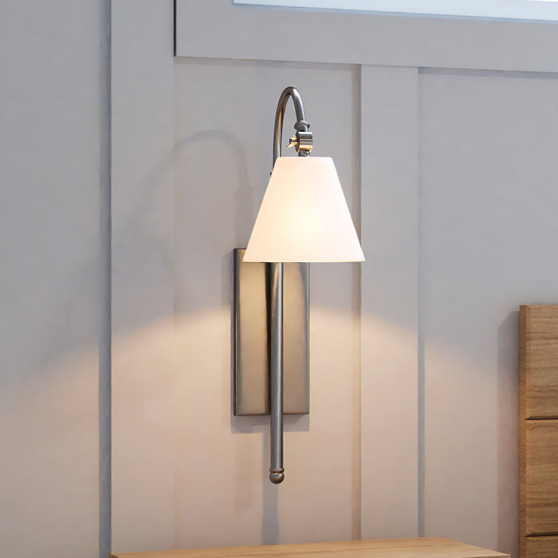 Jidava Steel Wallchiere, Brushed Nickel