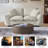 Oversized Soft Modern Sofa With Deep Seat-86663103-199746788