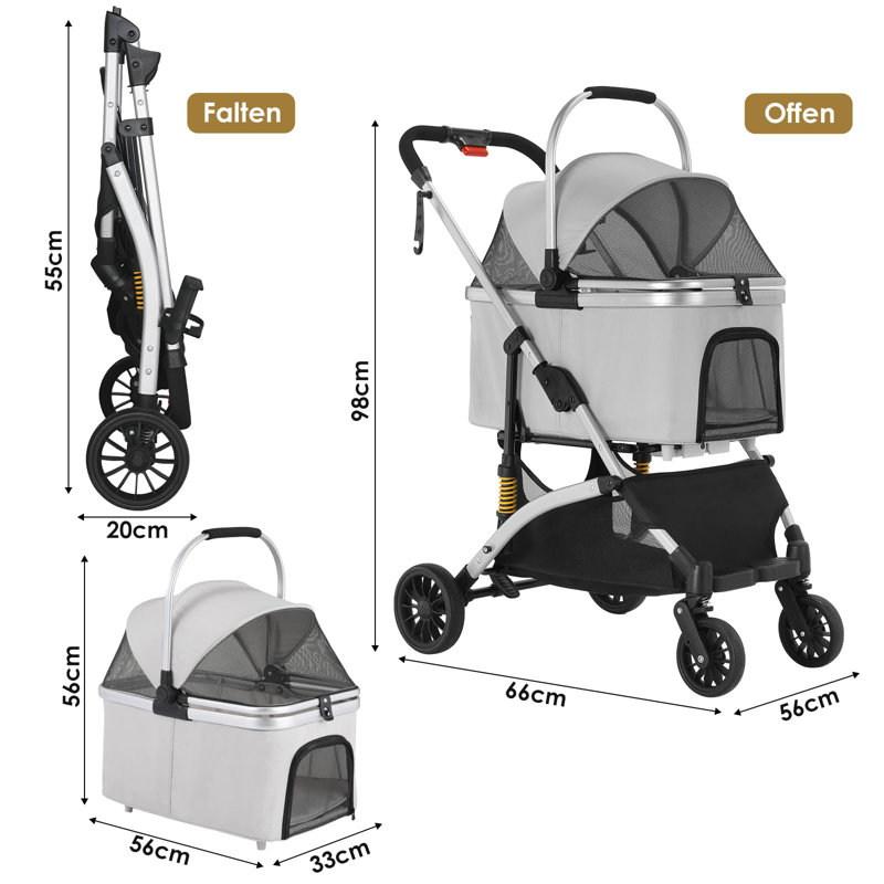 Foldable Pet Stroller