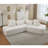 Minimalist Cloud Sectional Couch ,Modern Couches ,4-Seater ,No Assembly,Two modular sofa,Boucle Teddy Fabric,upholstered ,anti-wrinkle fabric-371262915