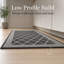 Tapis de cuisine diamant gris 20 x 32-121861231-121861232