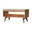 Banc de rangement en lin Oakic Ish, rembourré, pieds nordiques-118167701