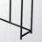 Ramsey White Finish Entryway Accent Table With Black Metal Leg, 31.82" H X 35.86" W X 35.86" D