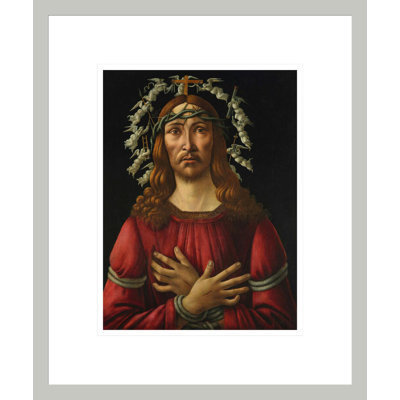 Man of Sorrows by Sandro Botticelli -Framed Giclee Print