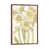 Toile avec cadre brun