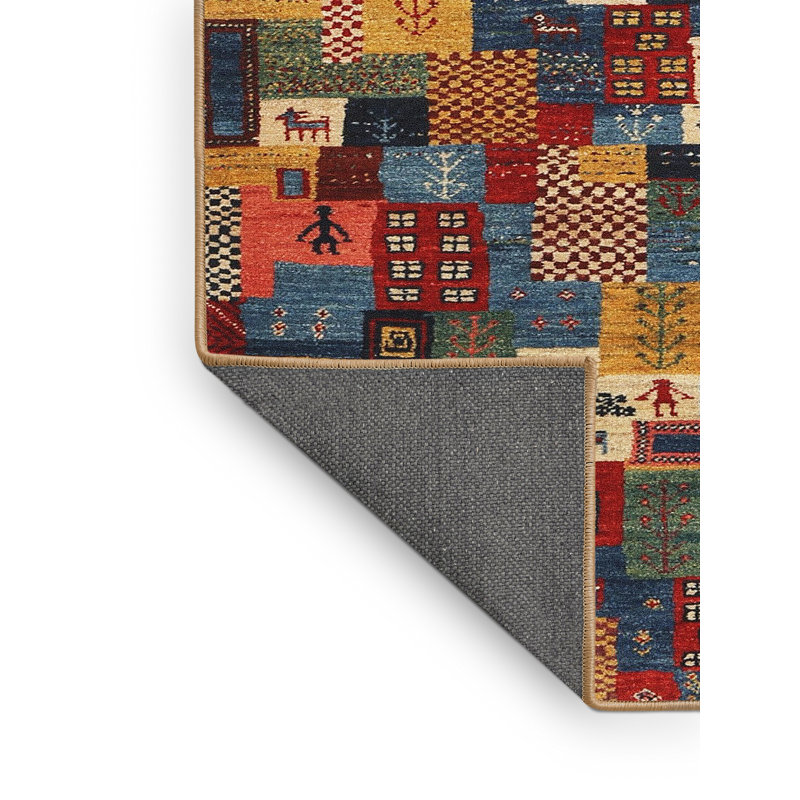 Tapis beige/brun/gris contemporain, Rectangle 7 pi x 10 pi