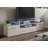 Casares 76.3" Modern TV Stand with LED Lighting, High Gloss Finish, Media Storage-1131669557