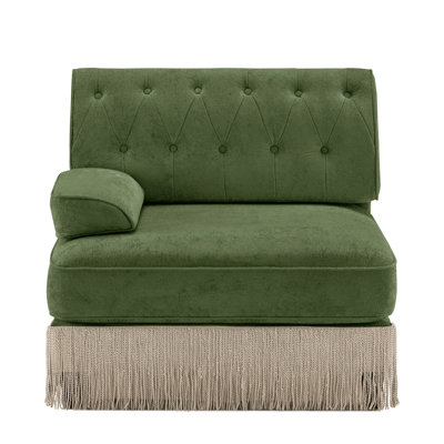 Canapé en velours LSF - Vert