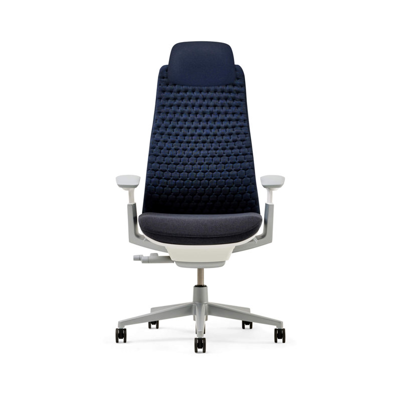Haworth Fern Digital Knit Executive Chair, Deep Sea, Yes