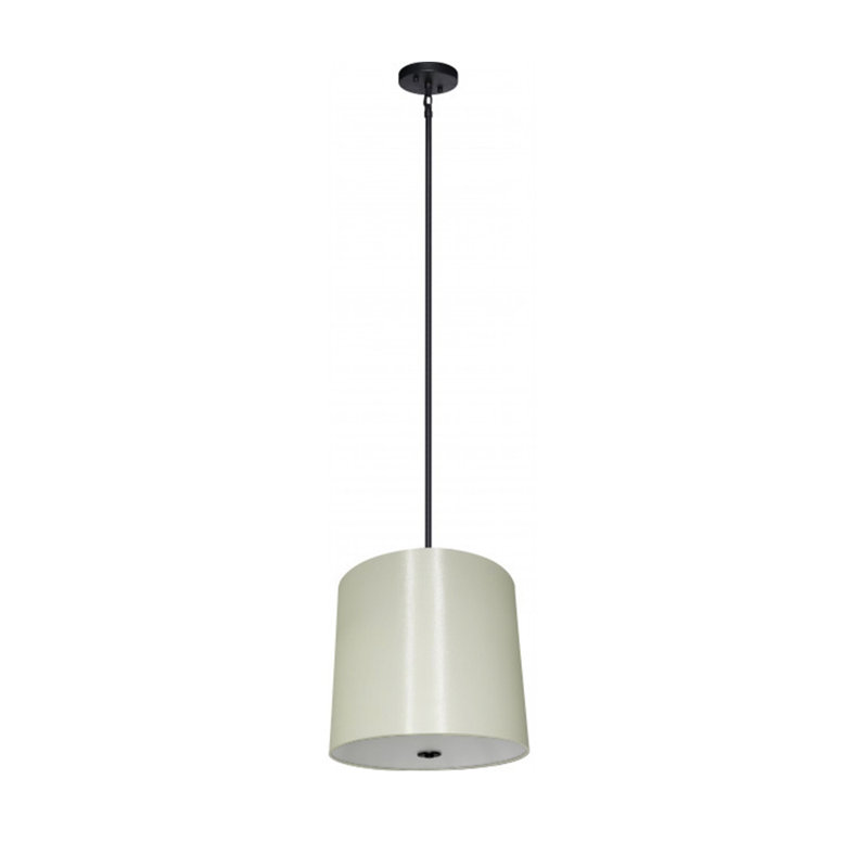 Lustre spectaculaire / unique 5 lumières Olivo, Soie crème