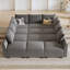 Canapé modulaire rembourré en velours Kandle-1852933580