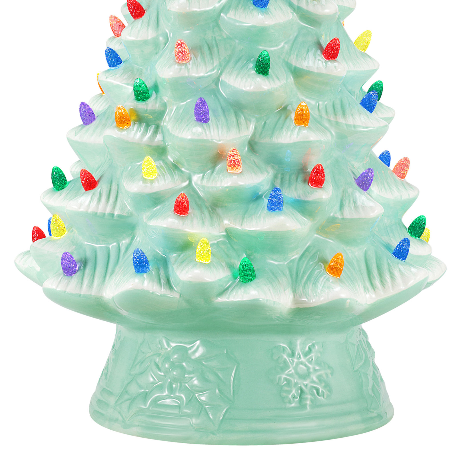 Nostalgic Ceramic Tabletop Tree, Seafoam