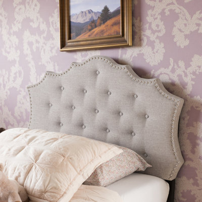 Amey Upholstered Panel Headboard by Greyleigh