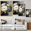 Bouquet de pivoines blanches, bleues et grises III - Impression sur toile-659218722-659218732
