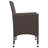 Dining Set Solid Acacia Wood Medium Durable-821234143