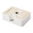 16"X12" White Ceramic Rectangular Vessel Bathroom Sink