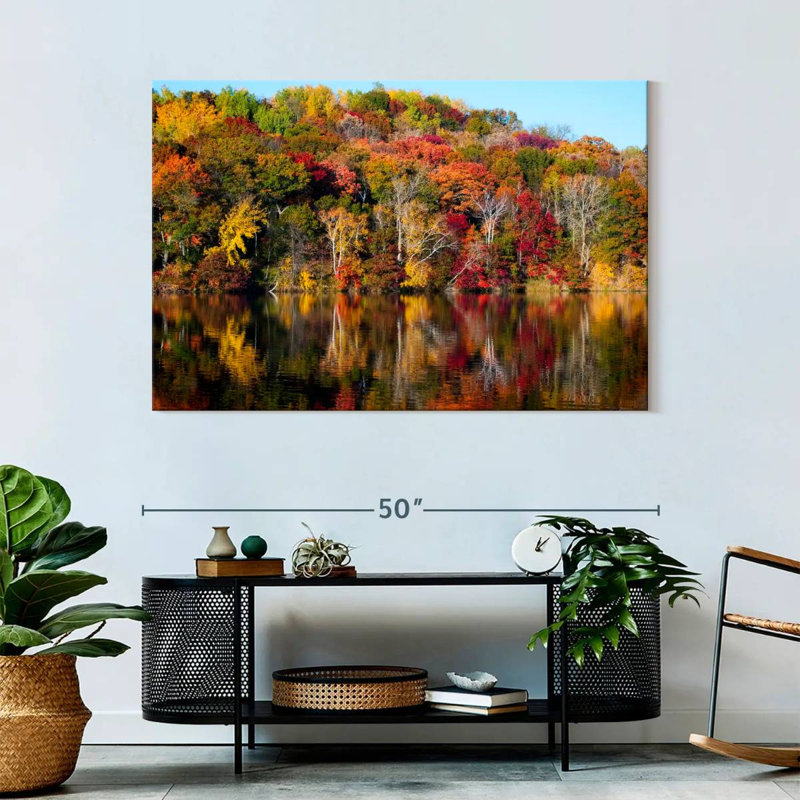 Forêt d'automne Alvord, H 32 po x l 48 po