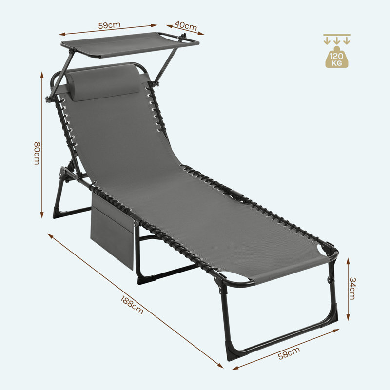 188cm Long Single Chaise