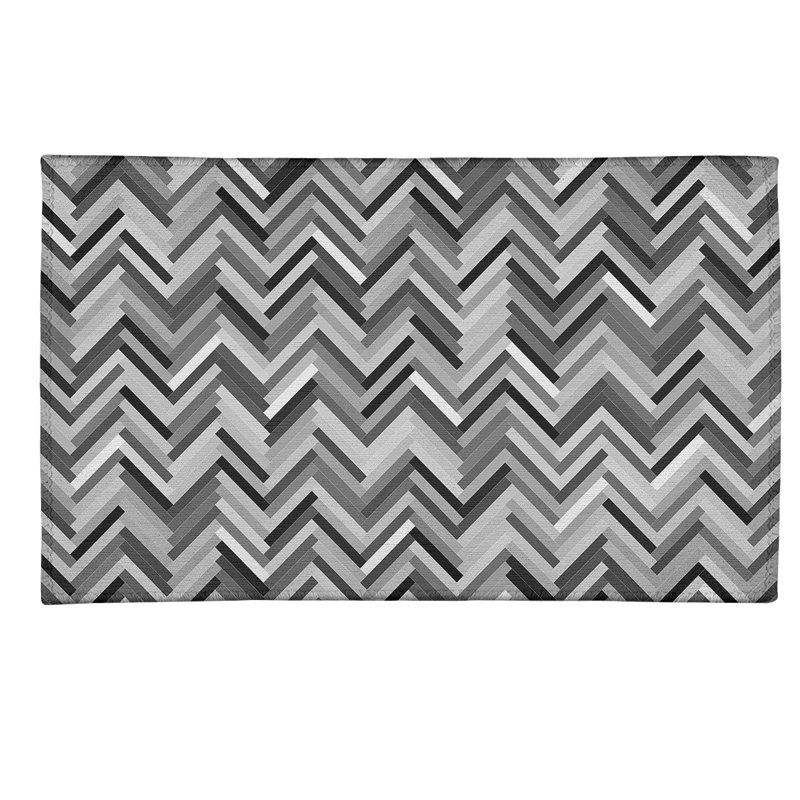 Chenille Geometric Indoor Rug, Rectangle 2' x 3'