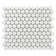 1" x 1" Marble Mosaic Pattern Wall & Floor Tile