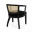 Ensemble de chaises de salle à manger à accoudoirs en velours l 23,5 po x P 21,5 po x H 30,5 po Christopher Knight Home (ensemble de 2)