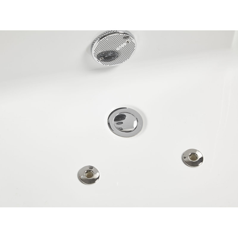 Baignoire tourbillon autoportante rectangulaire 70,9 "x 35,4"