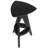 Twist Solid Wood Counter Stool with Solid Wood Frame