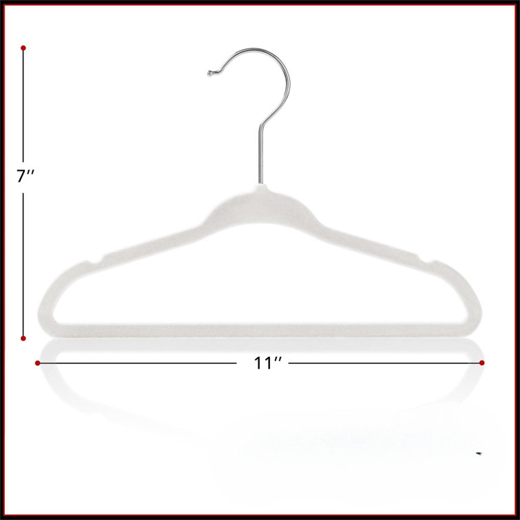 Keaney Recycled Heavy Duty Plastic Hanger for Dress/Shirt/Sweater Rebrilliant Pack Size: 10 Pack
