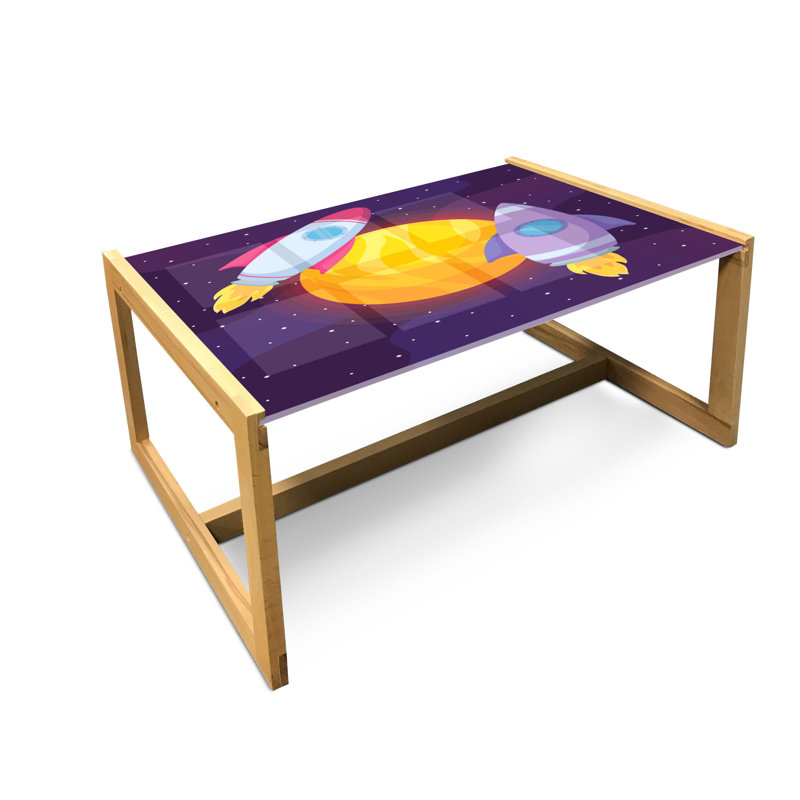 Jackelynn Trestle Coffee Table, 40cm H x 91cm W x 62cm D