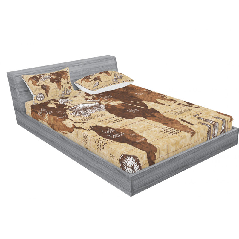 Microfiber Sheet Set, Queen Sheet Set + Fitted Sheet