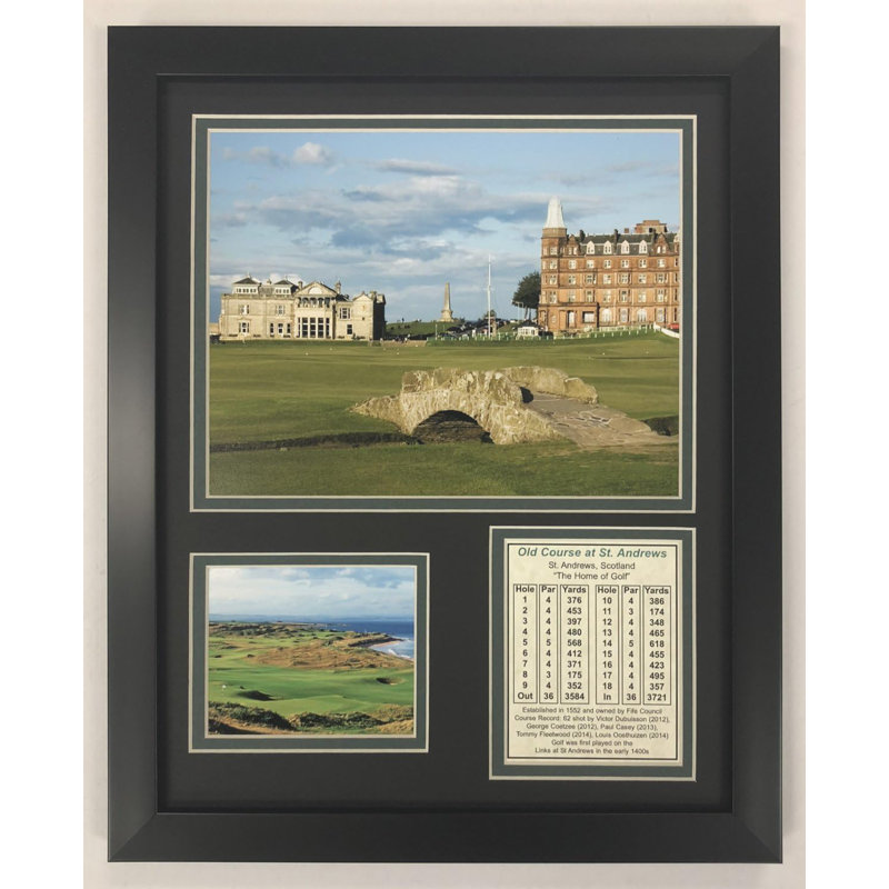 Souvenirs encadrés The Old Course at St. Andrews Golf Course