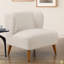 Veda Boucle Accent Chair - Milky White