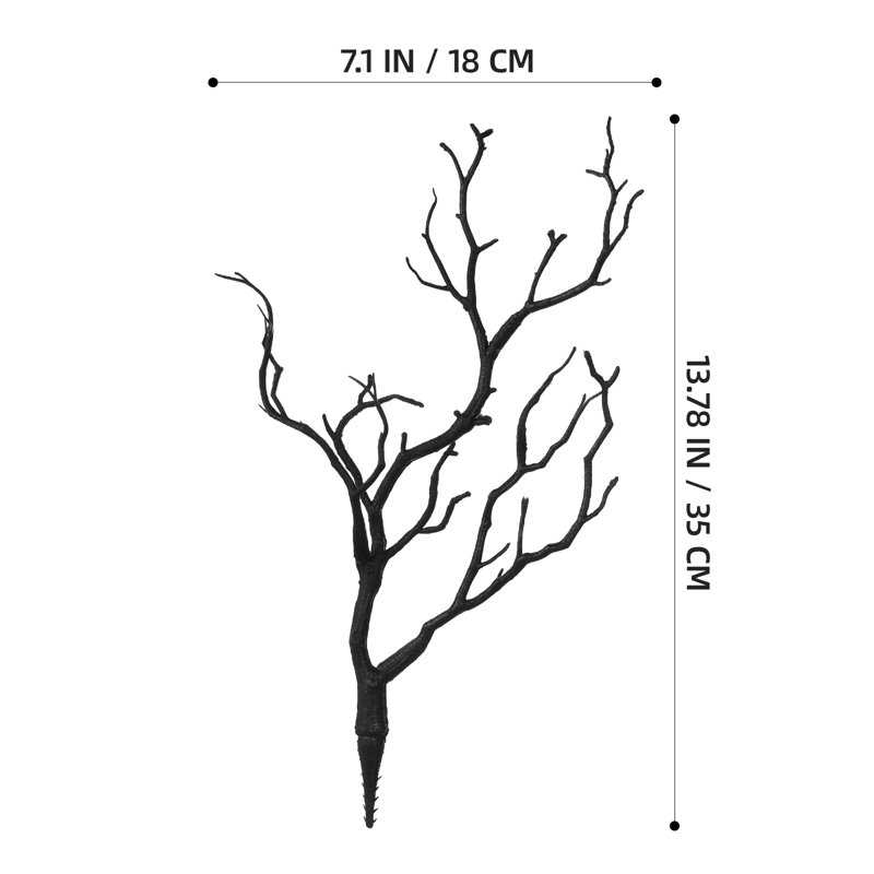 4Pcs Artificial Dried Antlers Tree Branches Artificial Branches Decorative Plant Twigs Decors