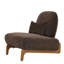 Chaise d'appoint rembourrée sans accoudoirs Hamilton-130619993-130619995