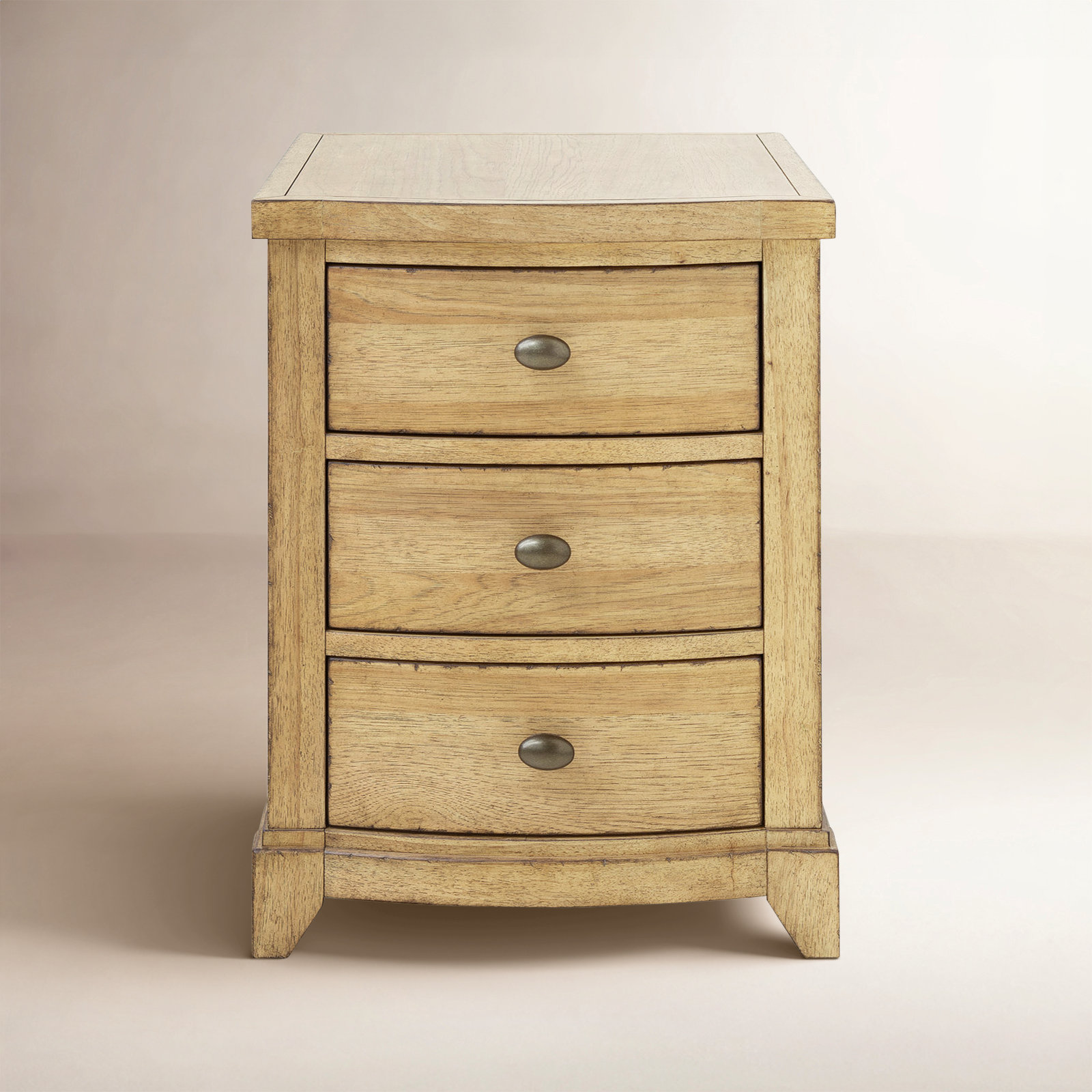 Mya End Table With Storage, Tan