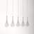 Deva 5-Light Dimmable Teardrop Pendant