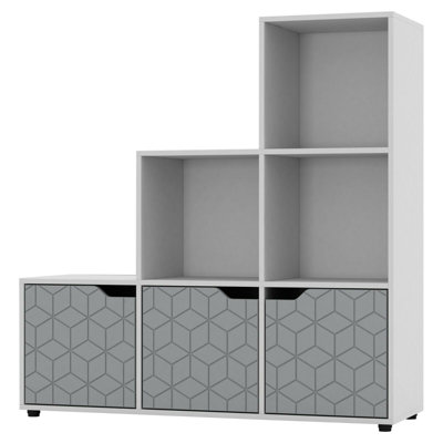 Berroa 90.5 cm H x 89 cm W Step Bookcase