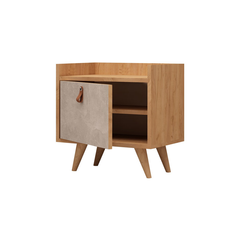 Table de chevet Yair , Blanc