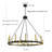 12-Lights Candle Style Wagon Wheel Chandelier-1599344146