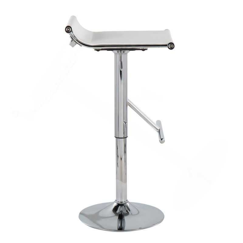 Tabouret de bar Mirage Ale, Blanc