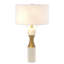 Lampe marbre blanc