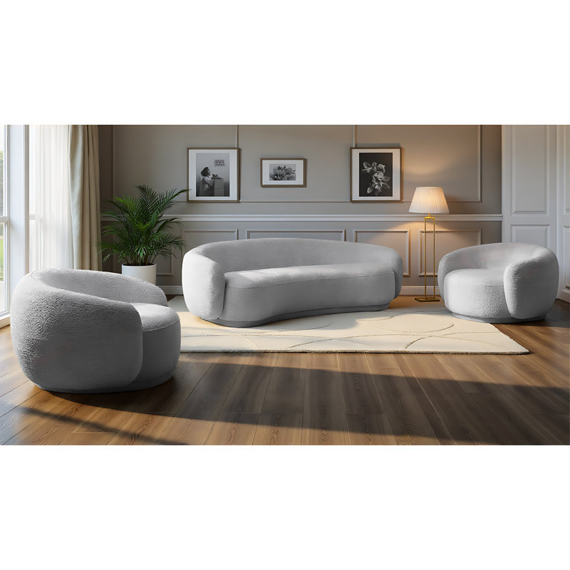 Wybe 3 - Piece Living Room Set
