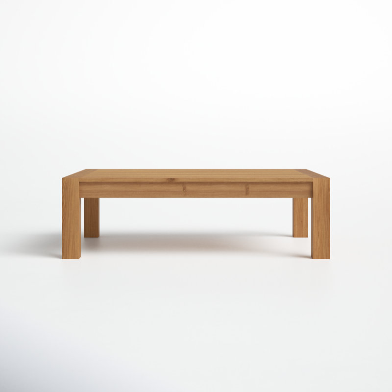 Cambridge Distressed Square Teak Coffee Table by Havenside Home